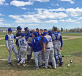The Mariners celebrate their first win