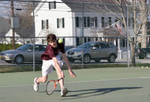 Eagles’ Tate Yoder plays first singles