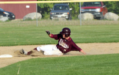 Garrison Looke slides into second