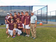 The Eagles, with Coach Larry Gray