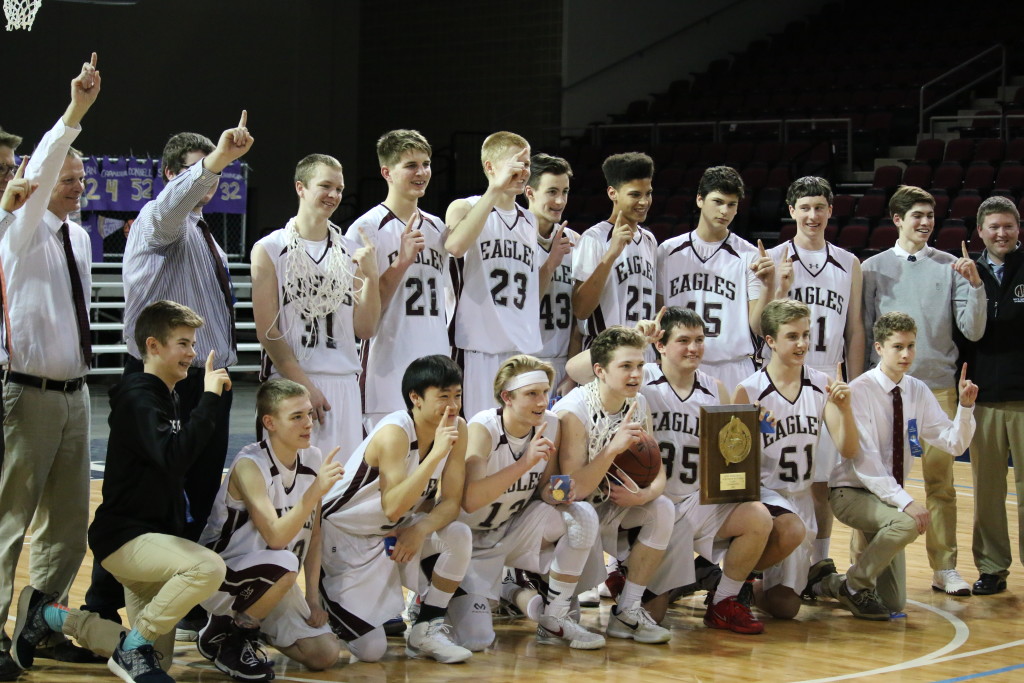 The George Stevens Academy Eagles. Photo by Anne Berleant