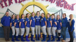 The Deer Isle-Stonington High School varsity softball team