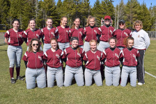 The George Stevens Academy varsity softball team