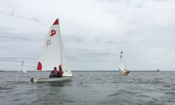 Crossing the finish line