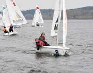 Light winds stifled the 2015 Downeast Regatta. Photo by Franklin Brown