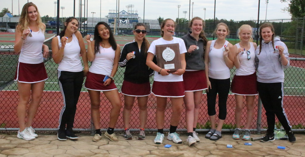 The Lady Eagles came in second in Class C North girls tennis. Photo by Monique Labbe