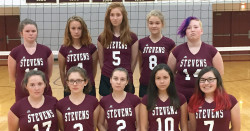 The GSA varsity volleyball team