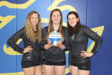 Maine Maritime volleyball team members