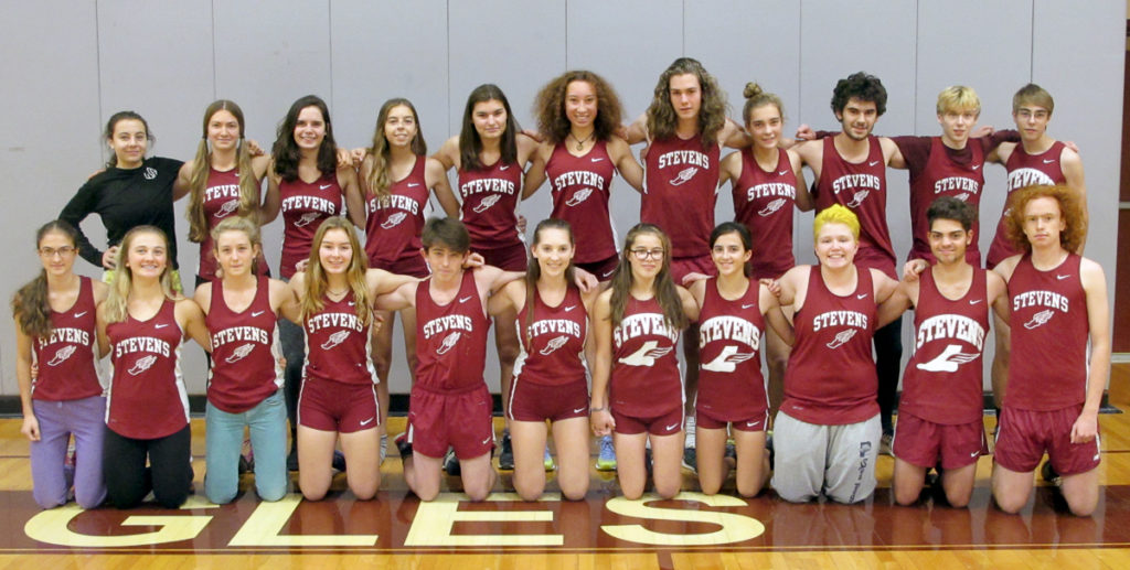 The George Stevens Academy Varsity Indoor Track Team