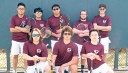 The George Stevens Academy boys tennis team
