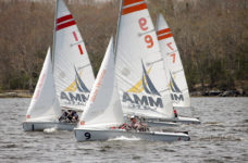 Circling off Castine Harbor