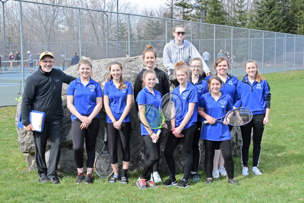 DISHS 2018 girls tennis team