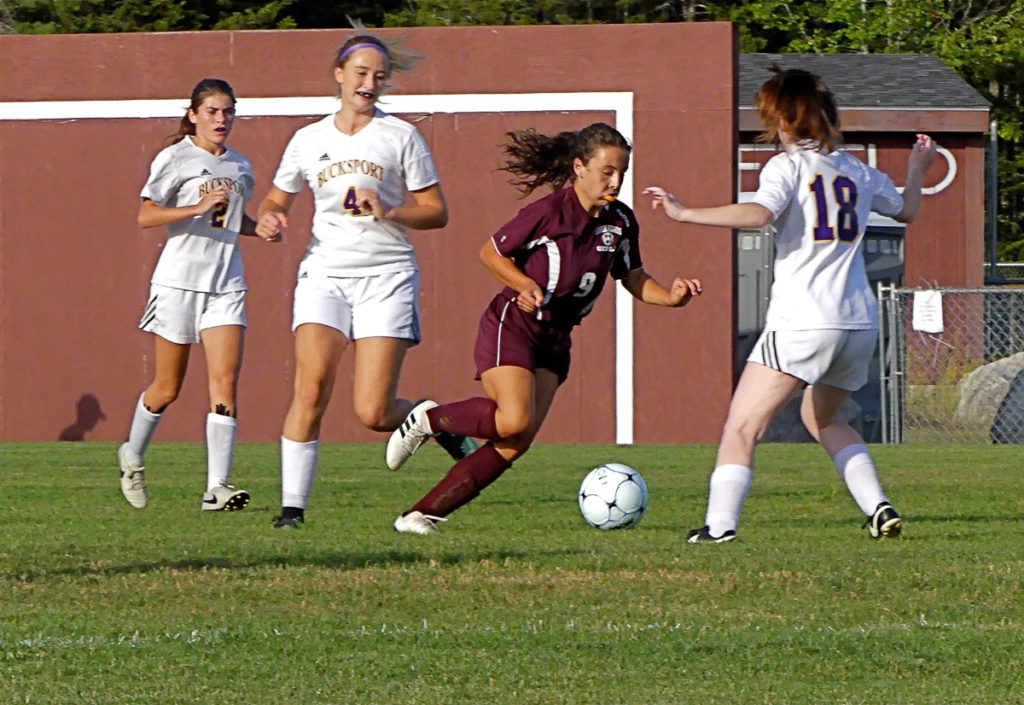 Moving around a defender