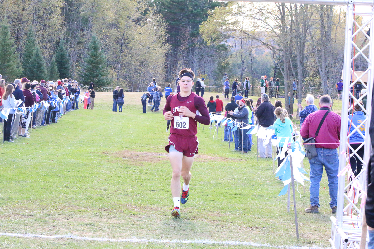 Crossing the finish line