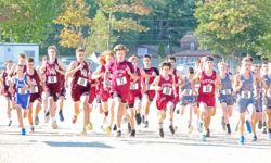 The George Stevens Academy cross country team