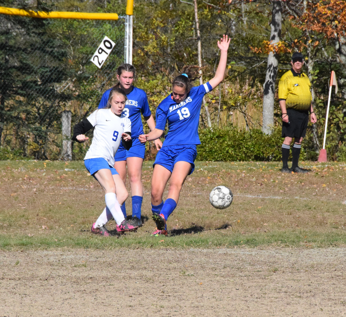 DISHS girls soccer team slides into 