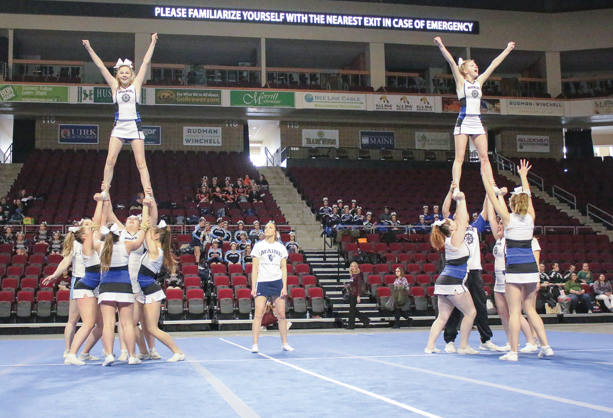 Last year's Deer Isle-Stonington High School cheerleaders