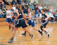 Lily Gray controls the ball