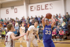 Nathan Winchester powers up for the basket