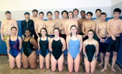 The 2017-18 George Stevens Academy swim team