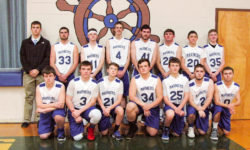 The Deer Isle-Stonington Boys Varsity Basketball Team