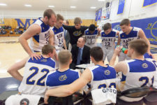 Head Coach Dan McNeely and his Maine Maritime Mariners